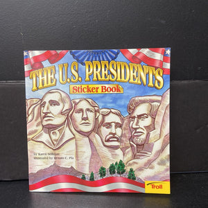 U.S. Presidents Sticker Book (USA) (Karen Stillman) (Notable Person) -educational paperback