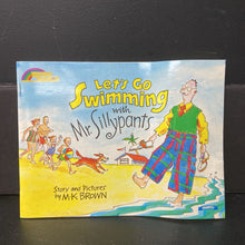Load image into Gallery viewer, Let's Go Swimming with Mr. Sillypants (M.K. Brown) (Reading Rainbow) -paperback
