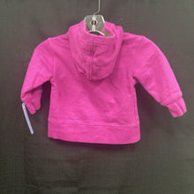 Load image into Gallery viewer, Flower Hooded Zip Sweatshirt
