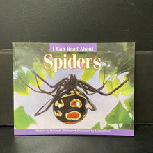 Load image into Gallery viewer, I Can Read About Spiders (Deborah Merrians) -educational paperback

