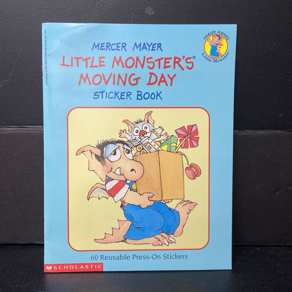 Little Monster's Moving Day Sticker Book (Mercer Mayer) -activity character paperback