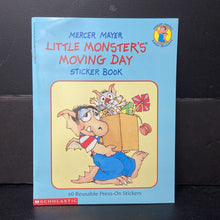 Load image into Gallery viewer, Little Monster's Moving Day Sticker Book (Mercer Mayer) -activity character paperback
