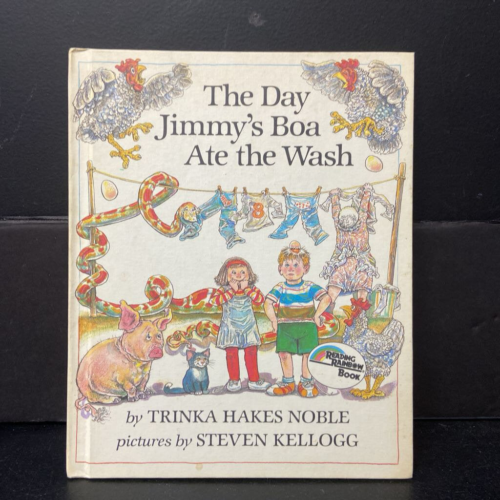 The Day Jimmy's Boa Ate The Wash (Trinka Hakes Noble) (Reading Rainbow) -hardcover