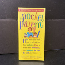 Load image into Gallery viewer, The Pocket Parent (Gail Reichlin &amp; Caroline Winkler) -parenting paperback
