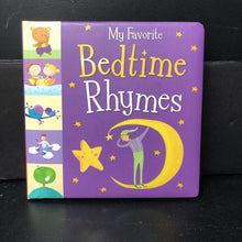 Load image into Gallery viewer, My Favorite Bedtime Rhymes (Tiger Tales) (Nursery Rhymes) -board
