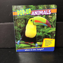 Load image into Gallery viewer, Who&#39;s in the Jungle? (Pop-Up Animals) -educational pop-up board
