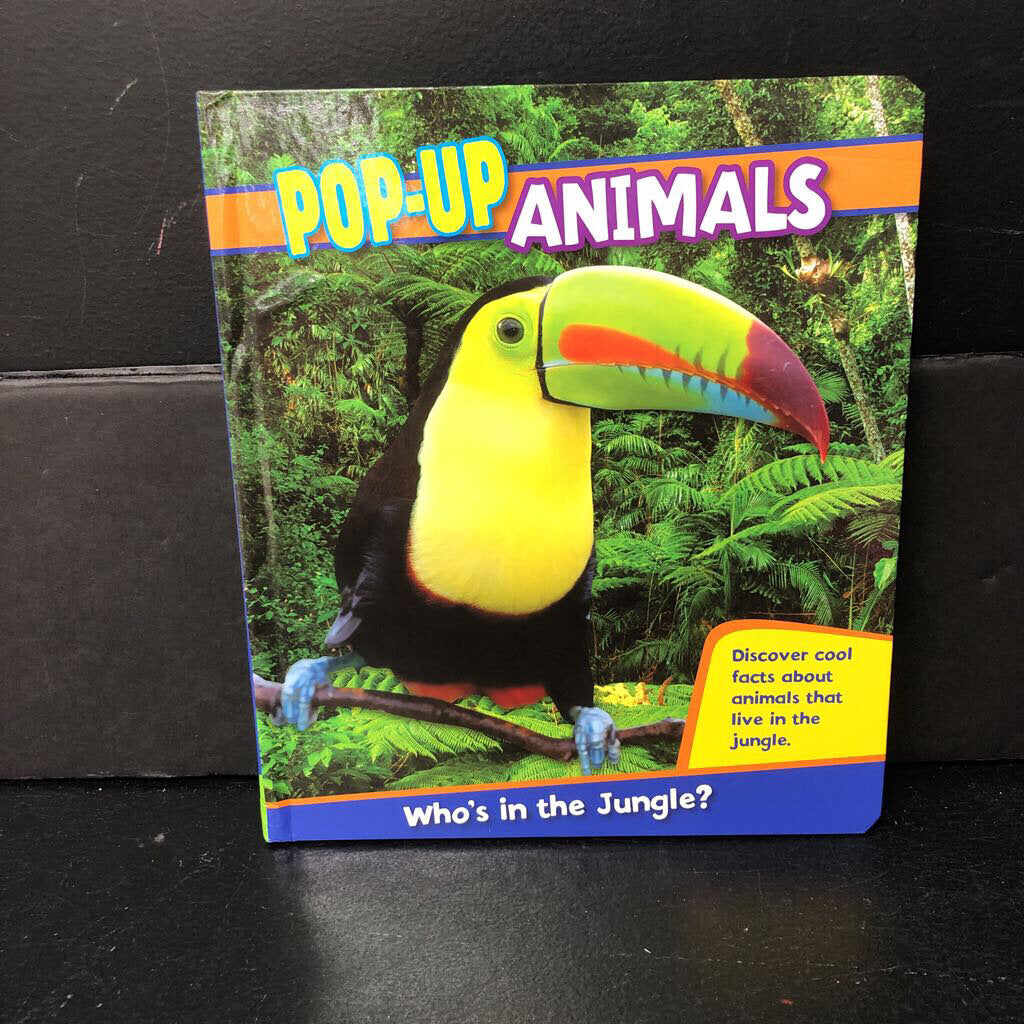 Who's in the Jungle? (Pop-Up Animals) -educational pop-up board