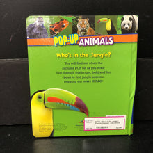 Load image into Gallery viewer, Who's in the Jungle? (Pop-Up Animals) -educational pop-up board
