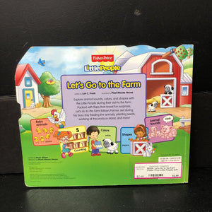 Let's Go to the Farm (Fisher Price Little People) (Lift-The-Flap) -character board