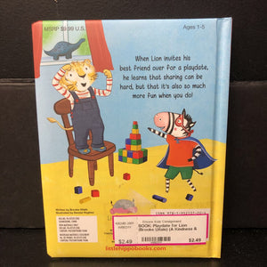 Playdate for Lion (Brooke Uitale) (A Kindness & Sharing Book) -board