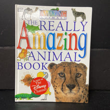 Load image into Gallery viewer, The Really Amazing Animal Book (Dawn Sirett) (DK) -educational hardcover
