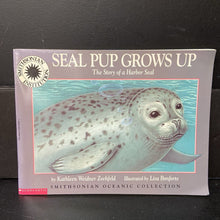 Load image into Gallery viewer, Seal Pup Grows Up: The Story of a Harbor Seal (Smithsonian Oceanic Collection (Kathleen Weidner Zoehfeld) -educational paperback
