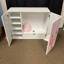 Load image into Gallery viewer, Wooden Doll Closet for 18&quot; Dolls
