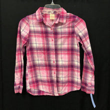 Load image into Gallery viewer, Plaid Button Down Top
