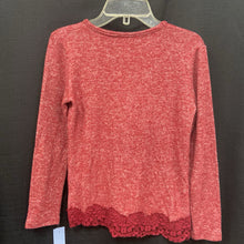 Load image into Gallery viewer, Lace Trim T-Shirt Top
