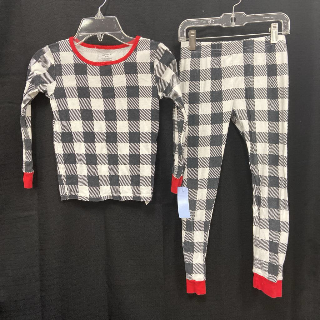 2pc Plaid Sleepwear