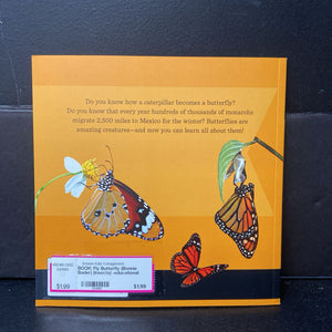 Fly Butterfly (Bonnie Bader) (Insects) -educational paperback