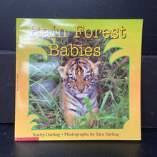 Load image into Gallery viewer, Rain Forest Babies (Kathy Darling) -educational paperback
