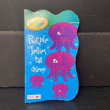 Load image into Gallery viewer, Purple Jellies Fall Asleep (Crayola) -board
