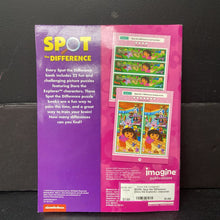 Load image into Gallery viewer, Spot the Difference (Dora the Explorer) -character look &amp; find paperback
