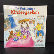 Load image into Gallery viewer, The Night Before Kindergarten (Natasha Wing) (Elementary School) -paperback
