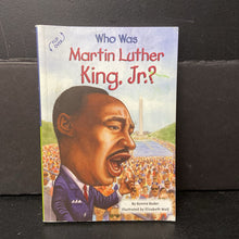Load image into Gallery viewer, Who Was Martin Luther King, Jr.? (Bonnie Bader) / Who Was Rosa Parks? (Yona Zeldis McDonough) (Who HQ) (Notable Person) (Black History Month) (Grosset &amp; Dunlap Cover) -series educational paperback
