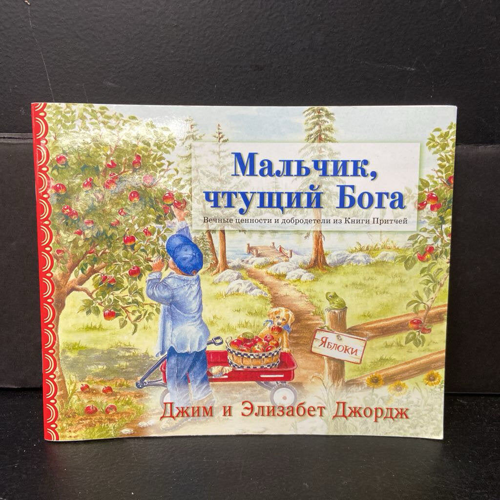 God's Wisdom for Little Boys: Eternal Values and Virtues from the Book of Proverbs (Jim and Elizabeth George) (Written in Russian) -religion paperback