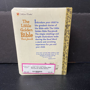 The Little Golden Bible Storybook (Golden Book) -religion board