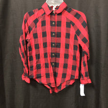 Load image into Gallery viewer, Plaid Button Down Top
