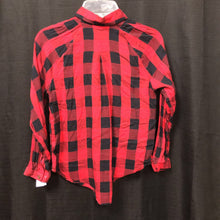 Load image into Gallery viewer, Plaid Button Down Top
