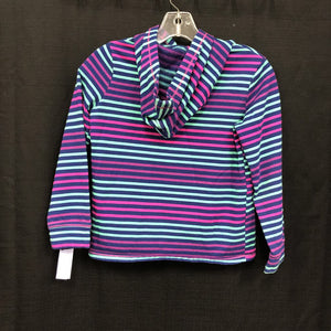 Striped Hooded T-Shirt Top