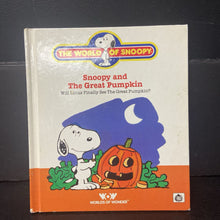 Load image into Gallery viewer, Snoopy and the Great Pumpkin (World of Snoopy/Peanuts) (Lee Mendelson) (Halloween) -character holiday hardcover
