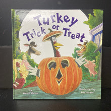 Load image into Gallery viewer, Turkey Trick or Treat (Wendy Silvano) (Halloween) -holiday hardcover
