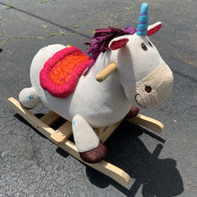 Load image into Gallery viewer, B. Dilly Dally Rodeo Unicorn Rocker Ride On
