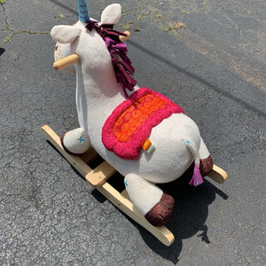 B. Dilly Dally Rodeo Unicorn Rocker Ride On