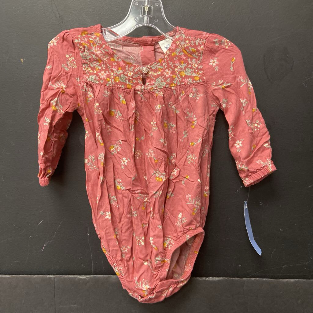 Flower Button Onesie