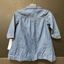 Load image into Gallery viewer, Button Down Denim Dress
