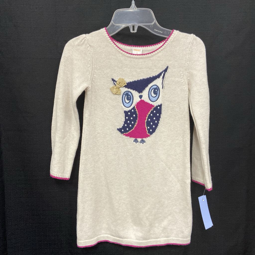 Owl Sweater Dress
