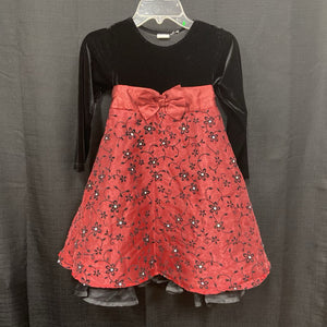 Velvet Flower Dress