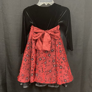 Velvet Flower Dress