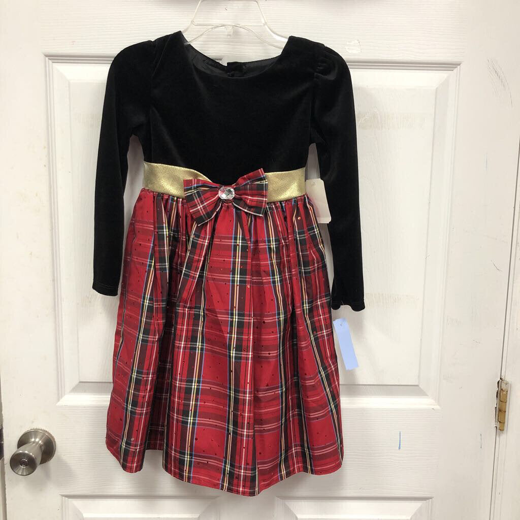 Plaid Velvet Dress (NEW)