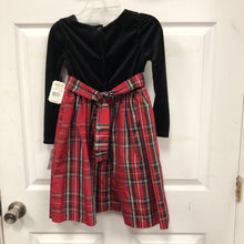 Load image into Gallery viewer, Plaid Velvet Dress (NEW)
