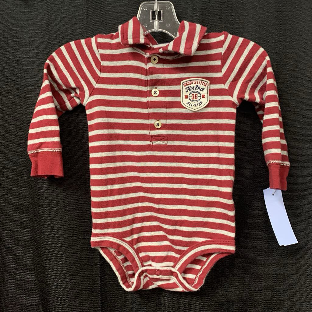 Striped Polo Onesie