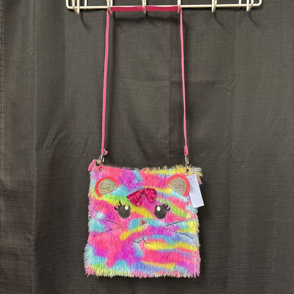 Fuzzy Cat Shoulder Bag