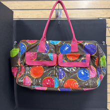 Load image into Gallery viewer, Polka Dot Vinyl Overnight Travel Bag

