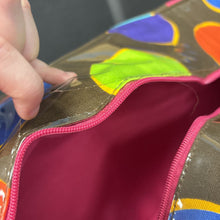 Load image into Gallery viewer, Polka Dot Vinyl Overnight Travel Bag
