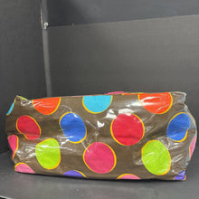 Load image into Gallery viewer, Polka Dot Vinyl Overnight Travel Bag
