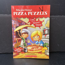 Load image into Gallery viewer, Case of the Secret Sauce (Pete and Penny&#39;s Pizza Puzzles) (Aaron Rosenberg) -series paperback
