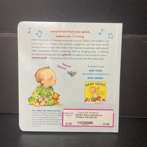 Baby Sounds/Los Sonidos del bebe (In English/Spanish) -board