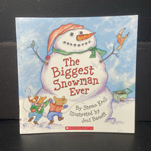 Load image into Gallery viewer, The Biggest Snowman Ever (Steven Kroll) -paperback
